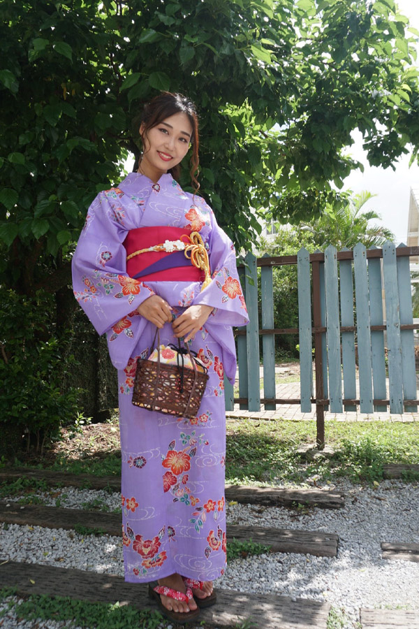沖縄柄浴衣（女性用）