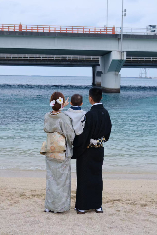 沖縄柄浴衣（男性用）